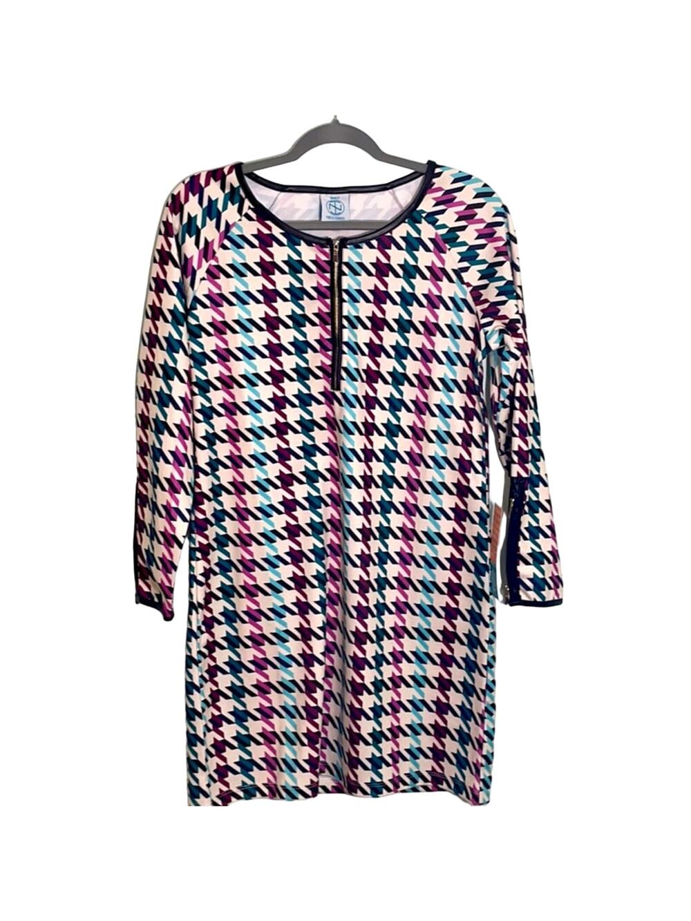 NWT Tracy Negoshian Houndstooth Dress